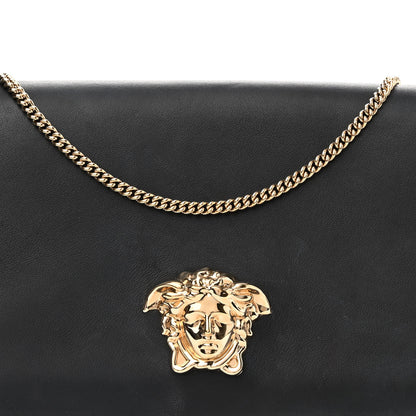 Versace Vitello Palazzo Medusa Evening Clutch Bag Black 8 of 16