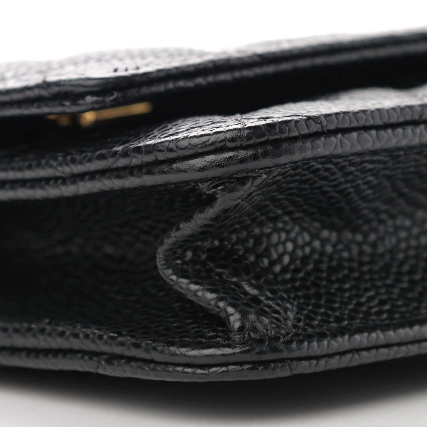 Chanel Caviar Quilted Wallet On Chain WOC Black 10 of 12