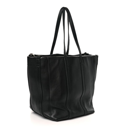 Balenciaga Calfskin Large Laundry Cabas Tote Black 3 of 9
