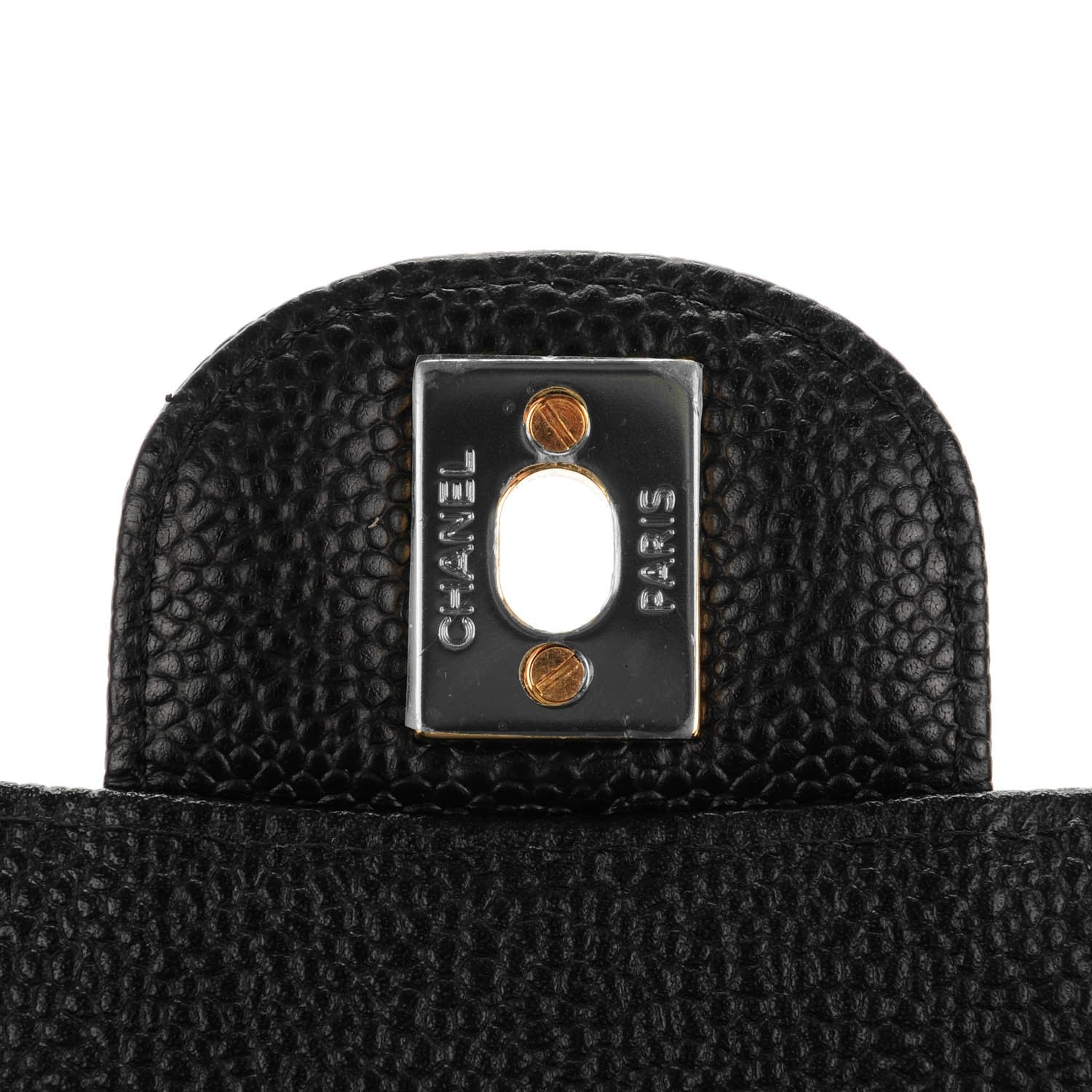 Chanel Caviar Quilted Medium Double Flap Black 6 of 8