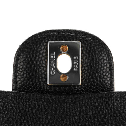 Chanel Caviar Quilted Medium Double Flap Black 6 of 8