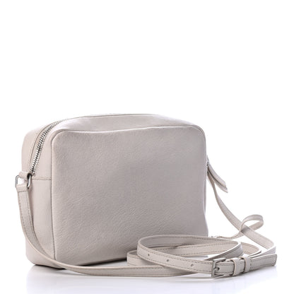 Saint Laurent Lambskin Monogram Small Lou Camera Bag White 2 of 4