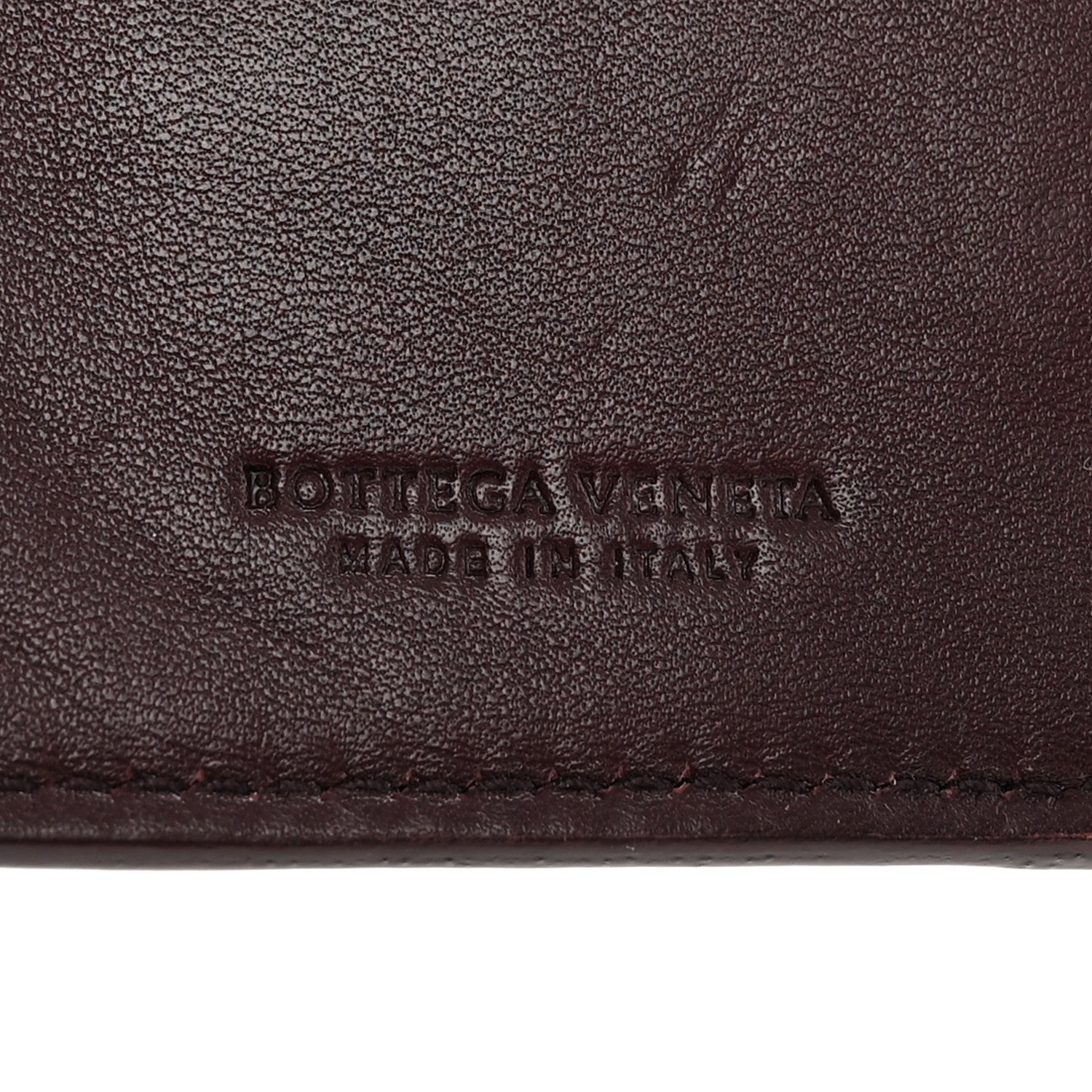 Bottega Veneta Nappa Intrecciato Flap Wallet Bordeaux 8 of 11
