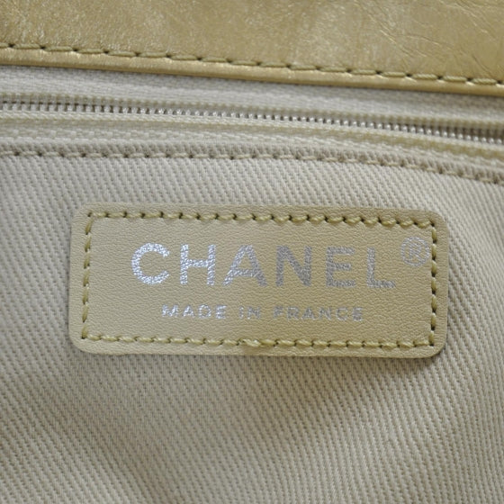 Calfskin Small Shopping in Moscow Tote Gold