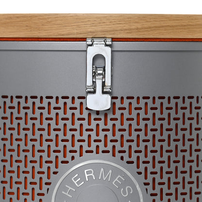 Hermes Aluminum Felt Oak Wood Carrou'Selle Saddle Box 16 of 23