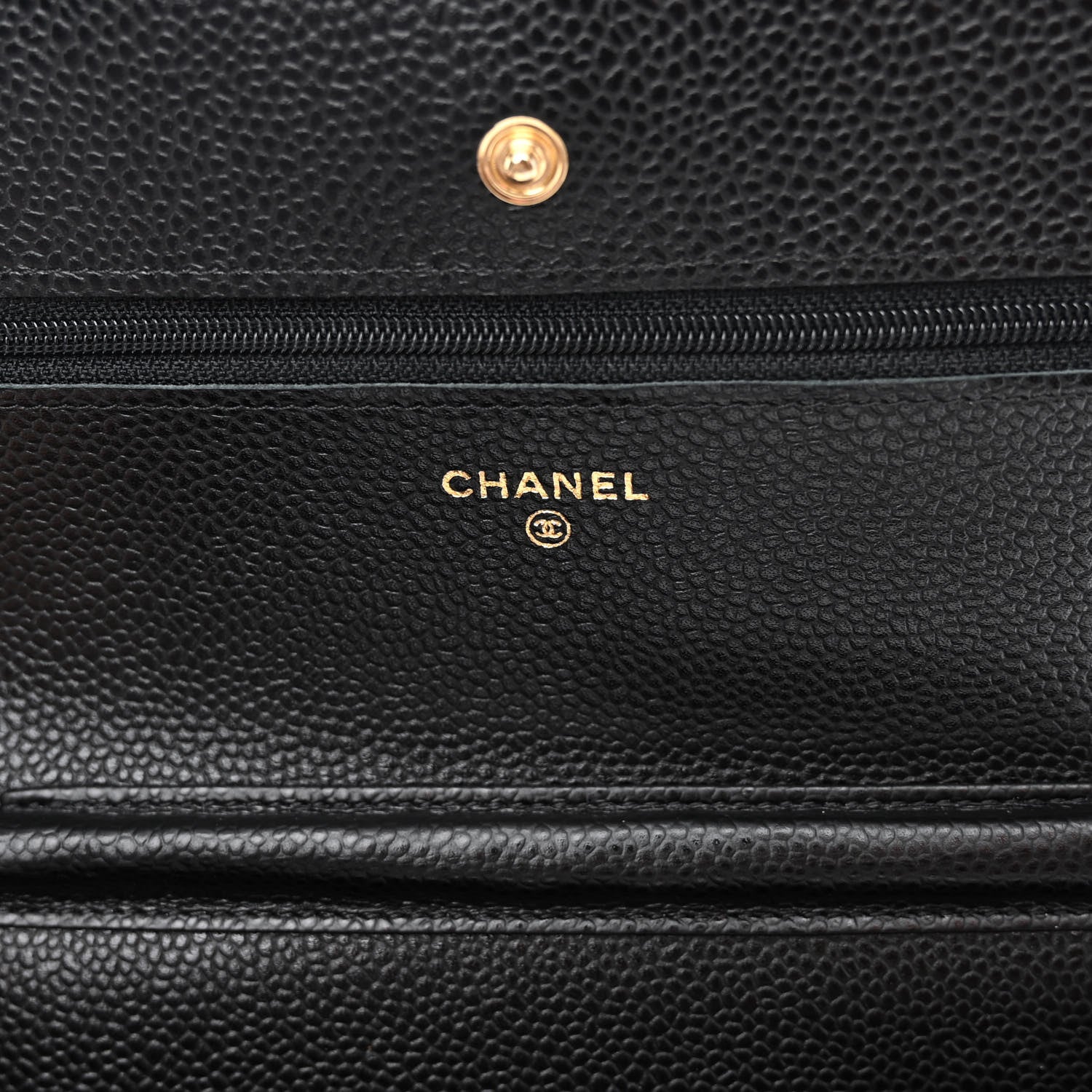 Chanel Caviar Quilted Wallet on Chain WOC Black 6 of 12
