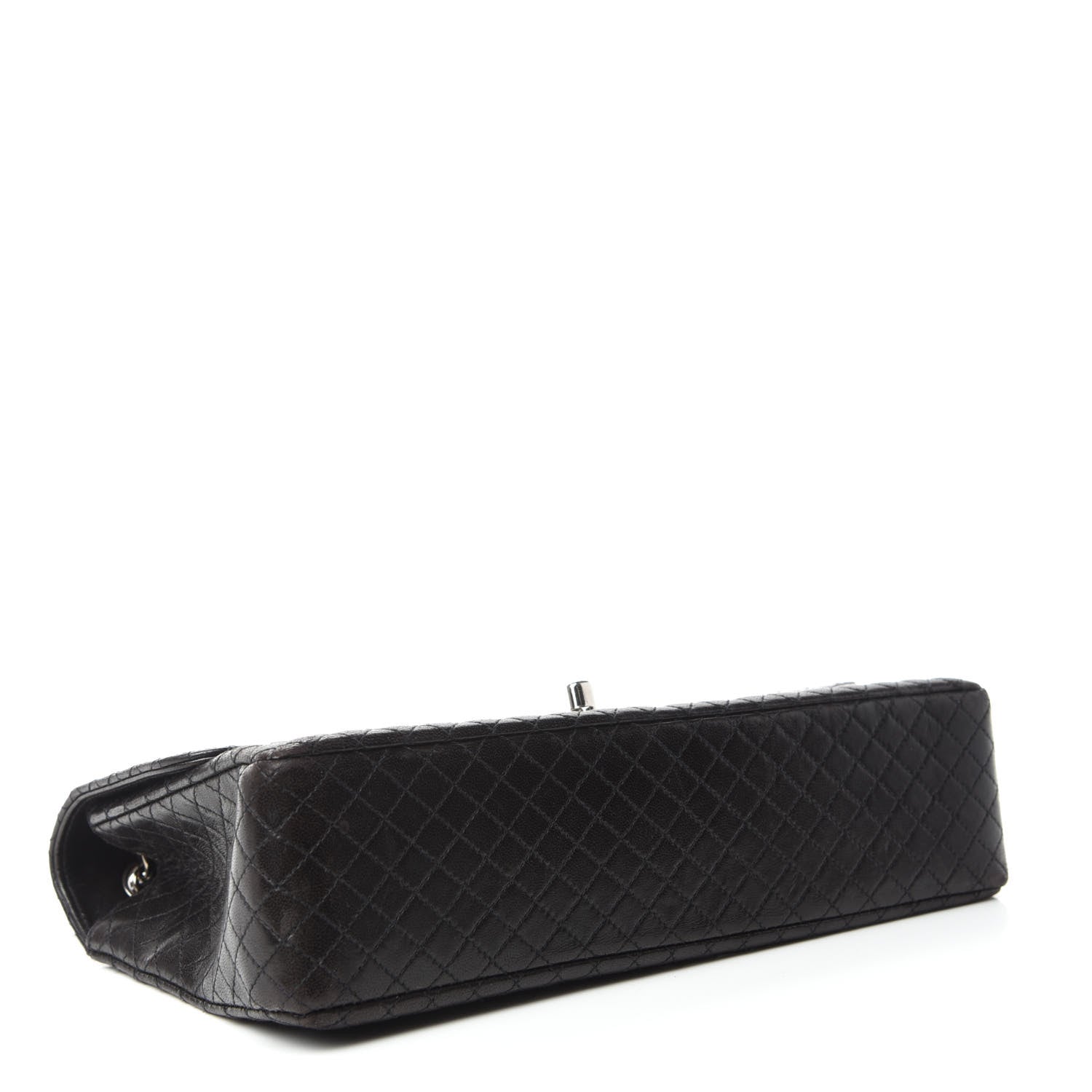 Chanel Lambskin Micro Quilted Medium Single Flap Black 5 of 13