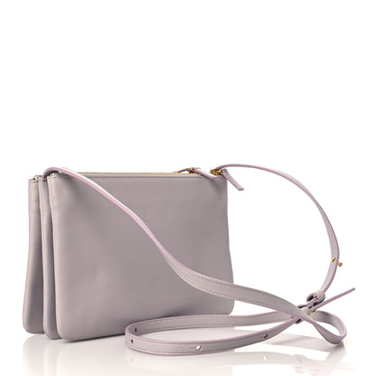 Celine Lambskin Small Trio Crossbody Bag Magnolia 2 of 10