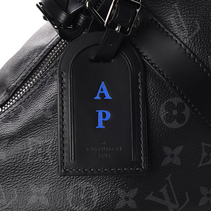 Louis Vuitton Monogram Eclipse Keepall Bandouliere 45 10 of 10
