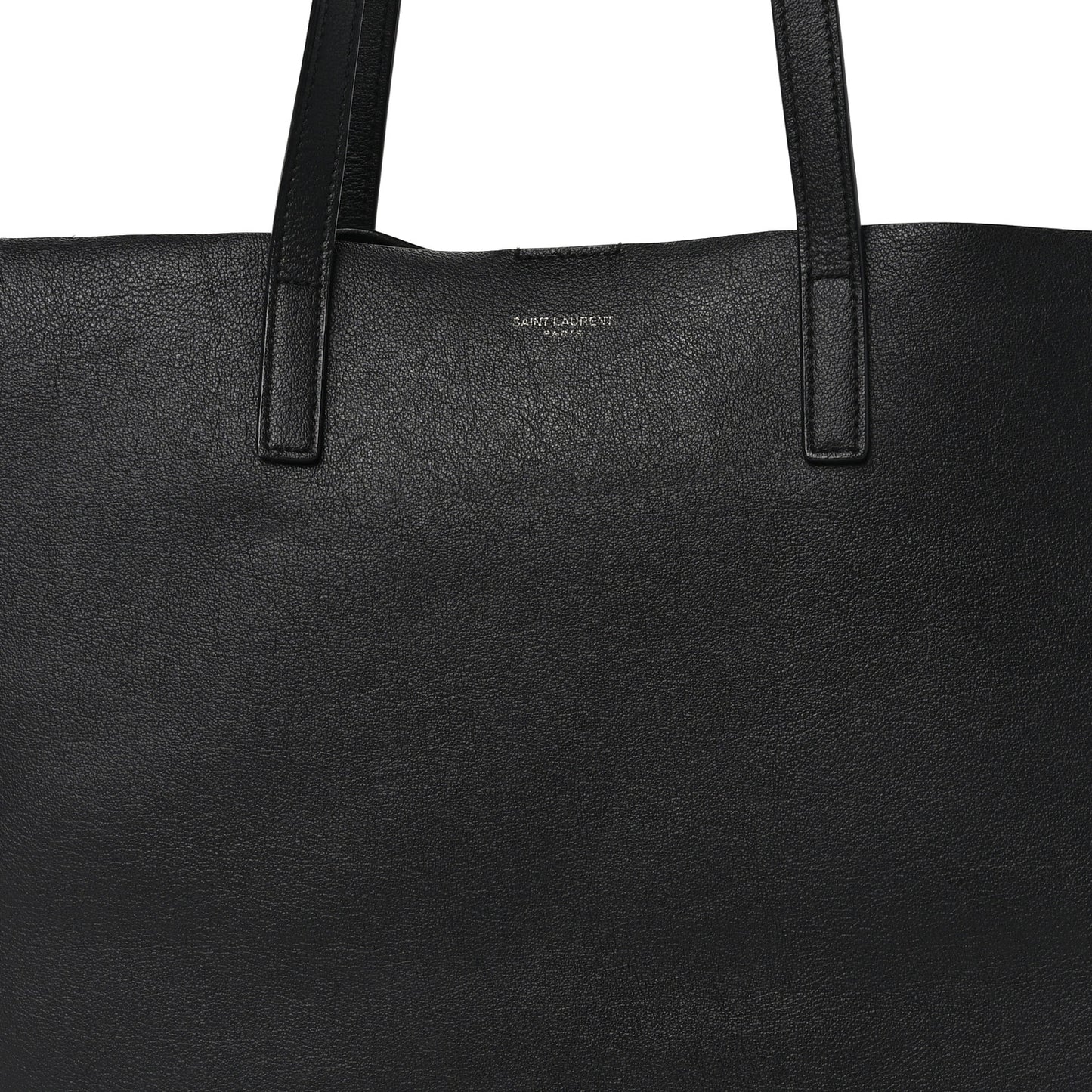 Calfskin Large Shopping Tote Black