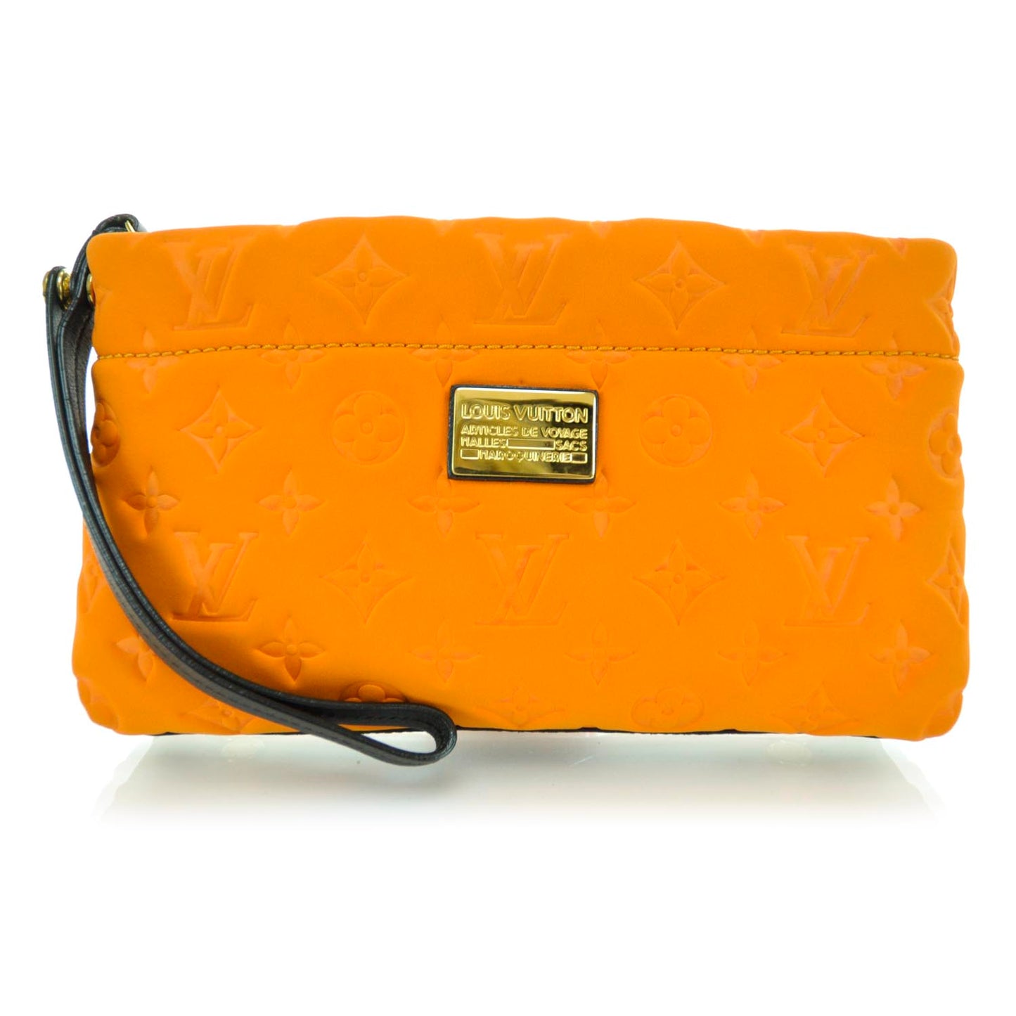 Monogram Scuba Clutch Pochette Orange