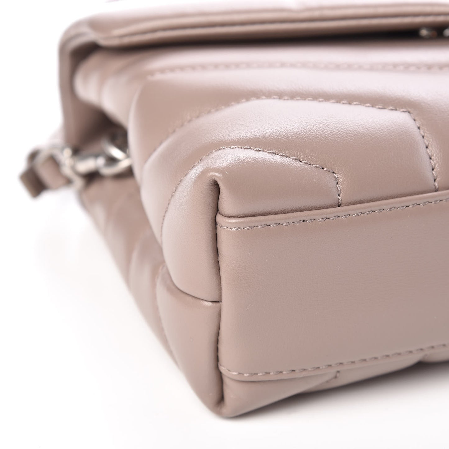 Calfskin Y Quilted Monogram Toy Loulou Satchel Mink