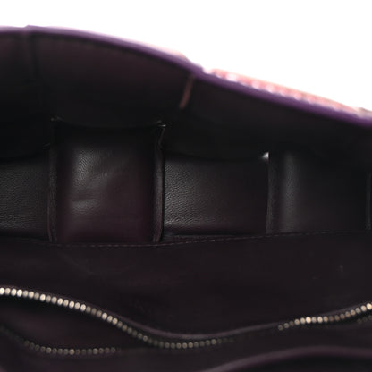 Bottega Veneta Glossy Nail Polish Nappa Maxi Intreccio Padded Cassette Crossbody Bag Holographic 5 of 9