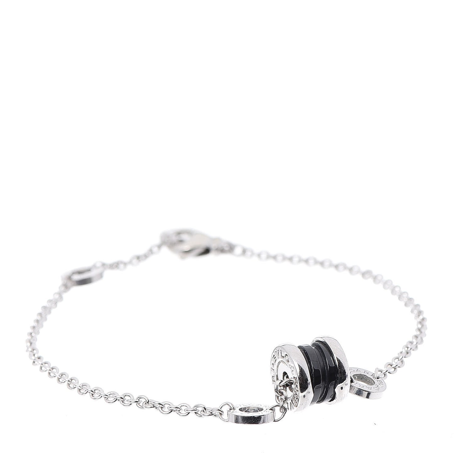 Sterling Silver Black Ceramic Save the Children Bracelet SM