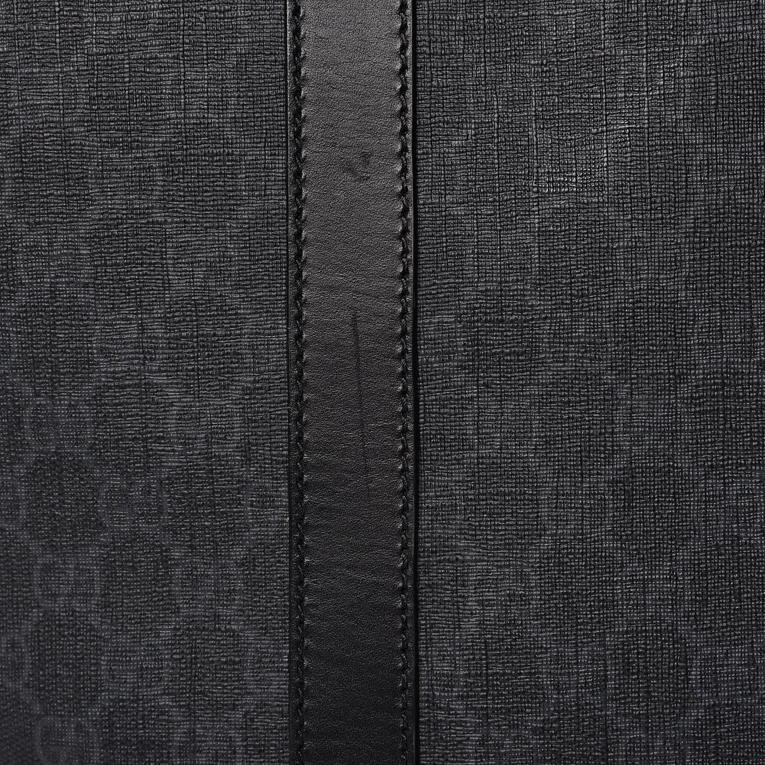 Gucci GG Supreme Monogram Tote Black Grey 10 of 15