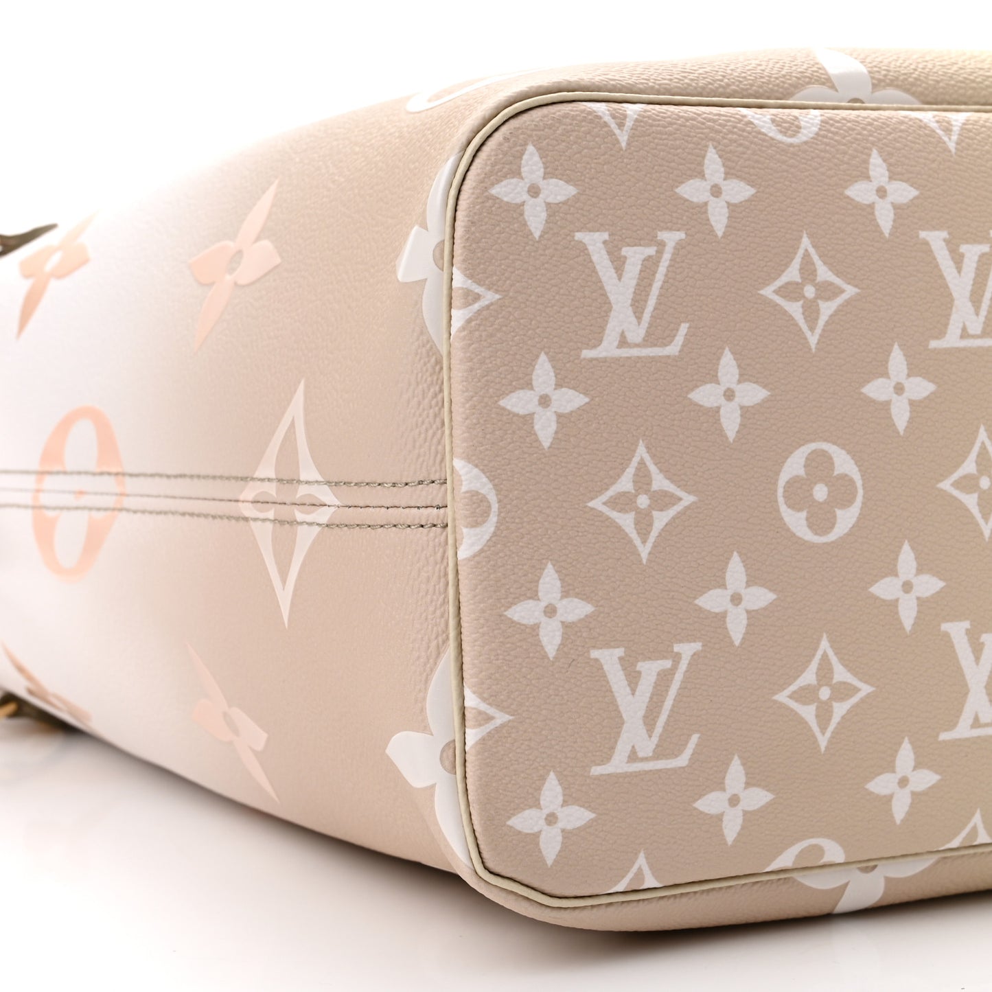 Monogram Giant Spring In The City Neverfull MM Sunset Kaki