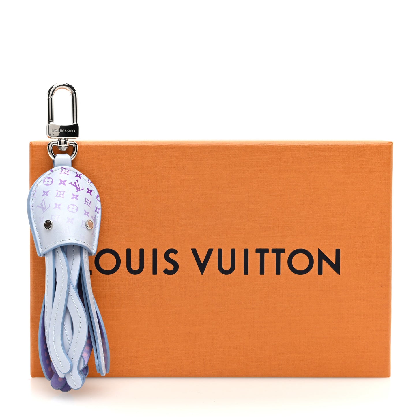 LV Octopus Bag Charm Blue