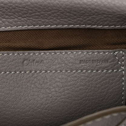 Chloe Calfskin Mini Marcie Round Crossbody Bag Cashmere Grey 6 of 9