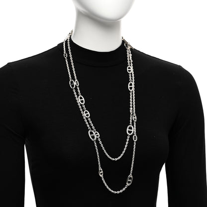 Hermes Sterling Silver Farandole Necklace 160 2 of 5