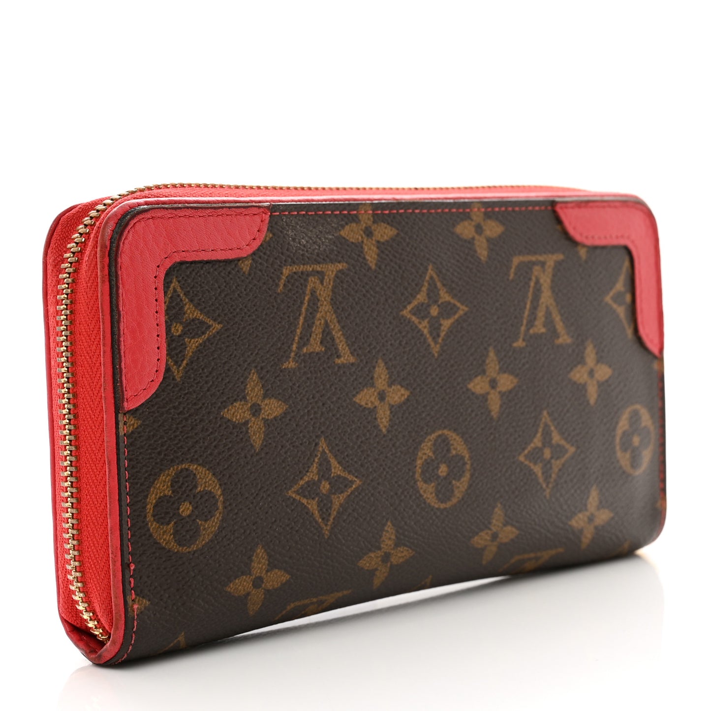 Monogram Retiro Zippy Wallet Cherry