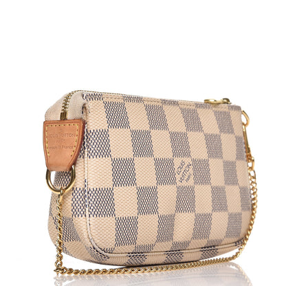 Louis Vuitton Damier Azur Mini Pochette Accessories 3 of 7
