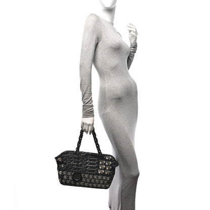 Chanel Canvas Camellia Flower Tote Black 2 of 11