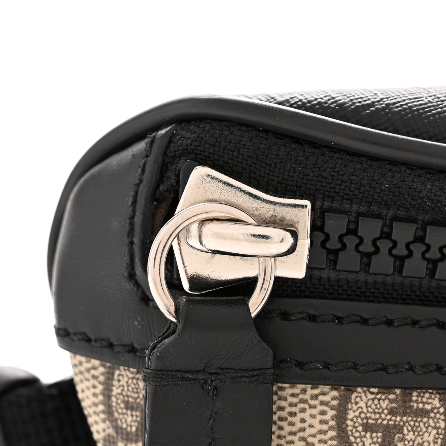 GG Supreme Monogram Belt Bag Black