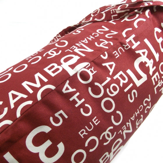 Canvas COCO Beach Bag Backpack Red