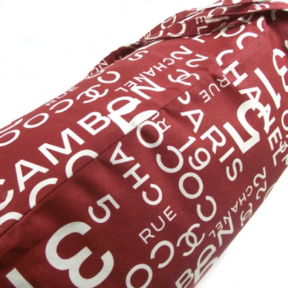 Chanel Canvas COCO Beach Bag Backpack Red 6 of 9