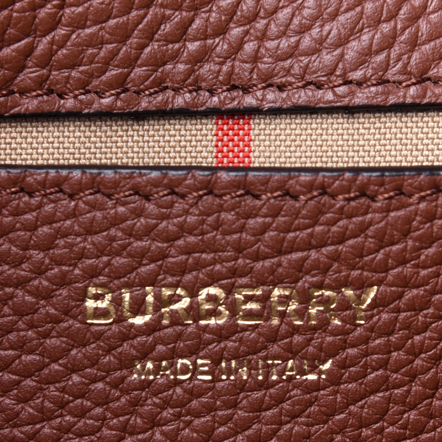 Calfskin Vintage Check Note Crossbody Bag Tan