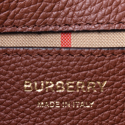 Burberry Calfskin Vintage Check Note Crossbody Bag Tan 6 of 12