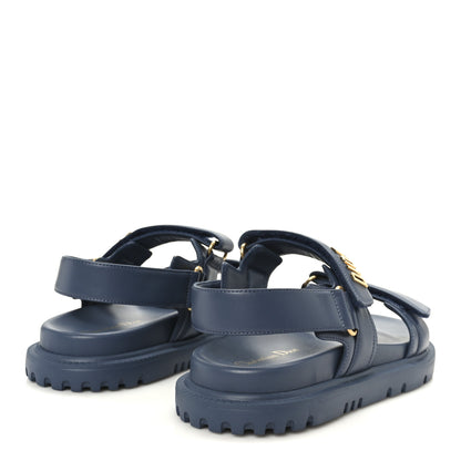 Christian Dior Lambskin Dioract 10mm Sandals 39 Pastel Blue 5 of 10