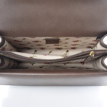 Gucci Calfskin Web Floral Embroidered Medium Dionysus Shoulder Bag New Acero 5 of 9