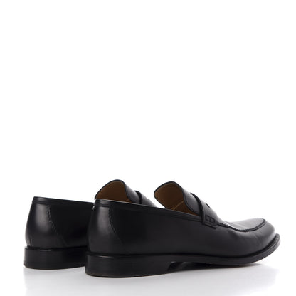 Louis Vuitton Calfskin Mens Loafers 9.5 Black 4 of 14