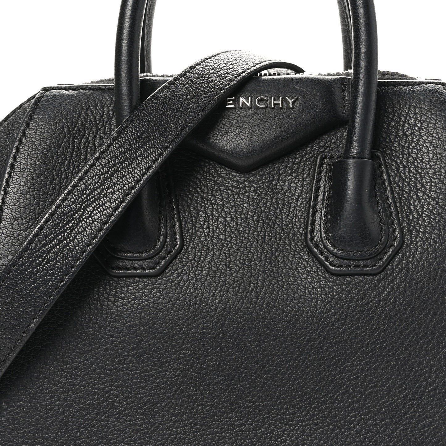 Sugar Goatskin Mini Antigona Black