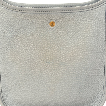 Hermes Taurillon Clemence Amazone Evelyne TPM Bleu Pale Etain 10 of 11