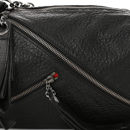 Christian Louboutin Nappa Okapi Medium Trophe Shoulder Bag Black 6 of 10