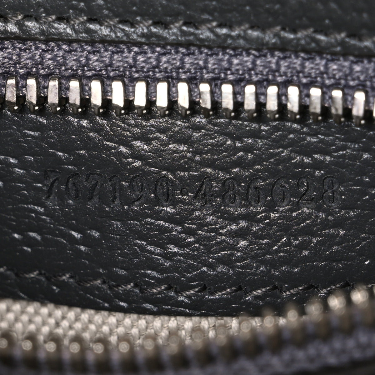 Gucci GG Supreme Monogram Textured Dollar Calfskin Ophidia Shoulder Bag Grey Black Graphite Grey 7 of 10