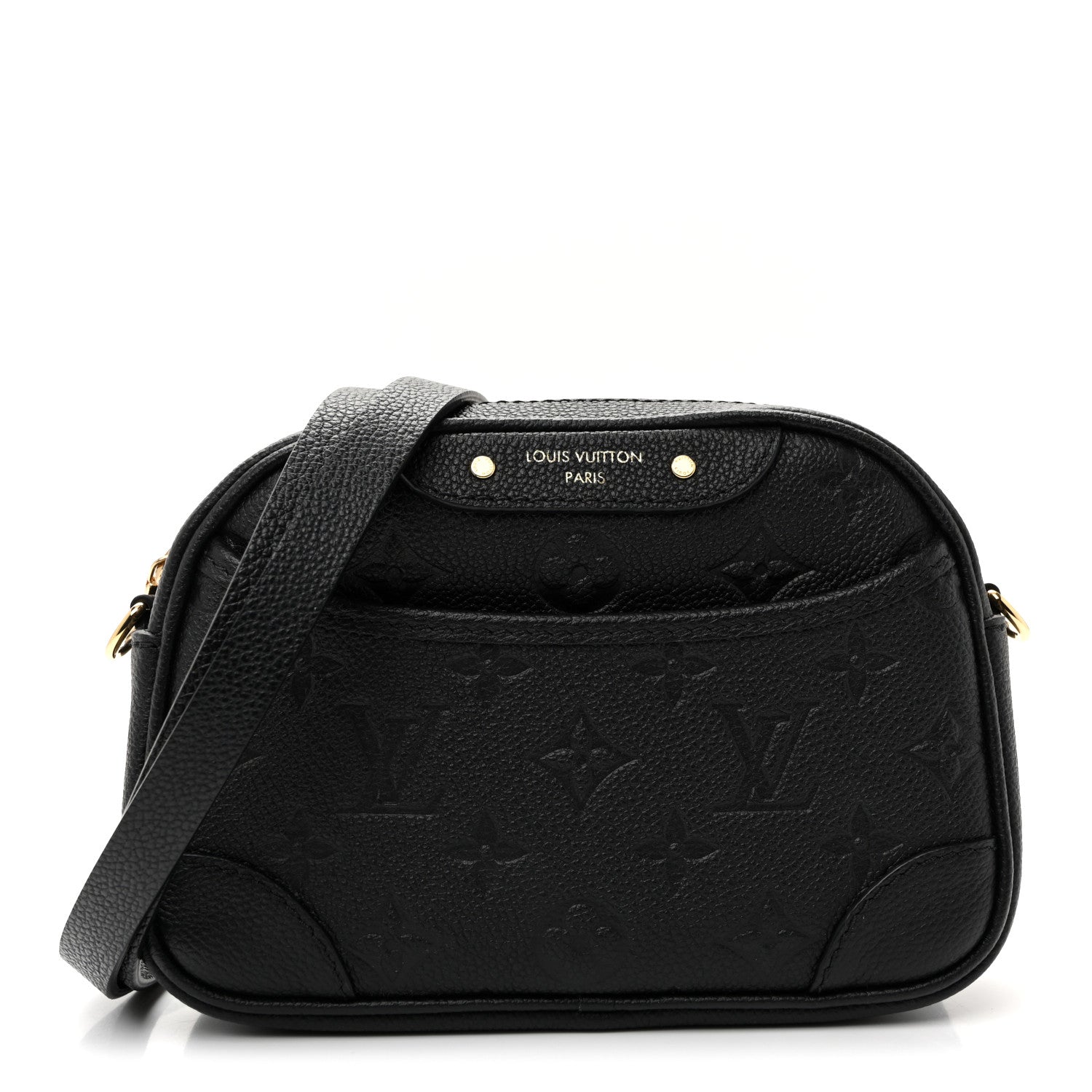 Louis Vuitton ブラック ハンドバッグ Louis Vuitton Empreinte Monogram Tiny Camera Bag Black 1927477