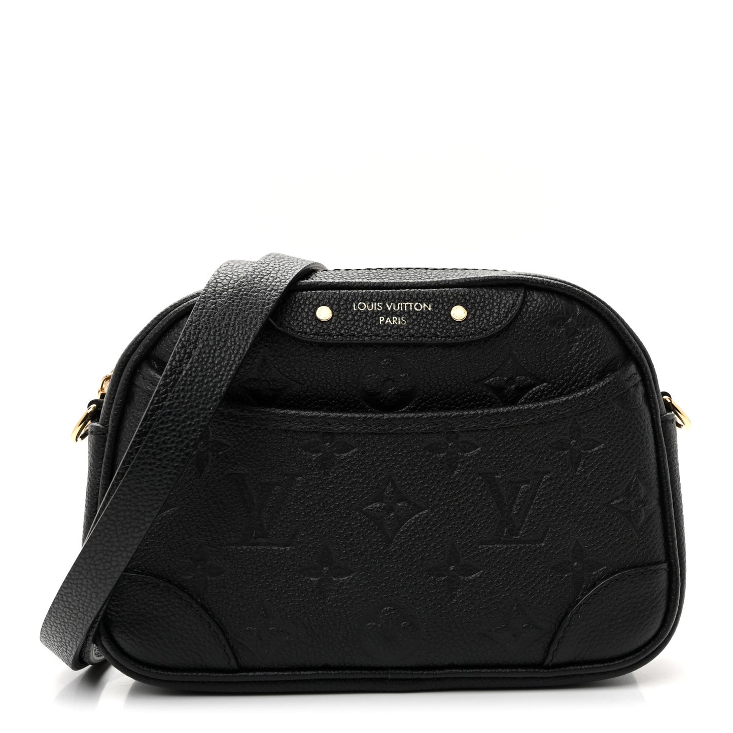 Empreinte Monogram Tiny Camera Bag Black