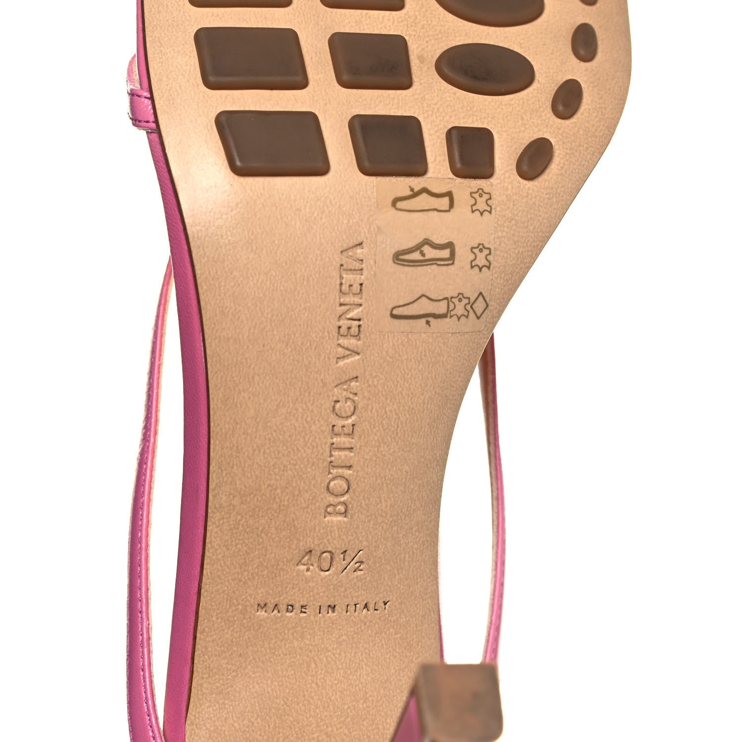 Bottega Veneta Lambskin Stretch Multi Strap 90mm Sandals 40.5 Fresia 6 of 12
