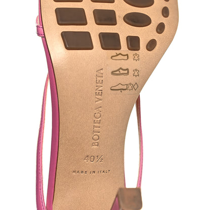 Bottega Veneta Lambskin Stretch Multi Strap 90mm Sandals 40.5 Fresia 6 of 12