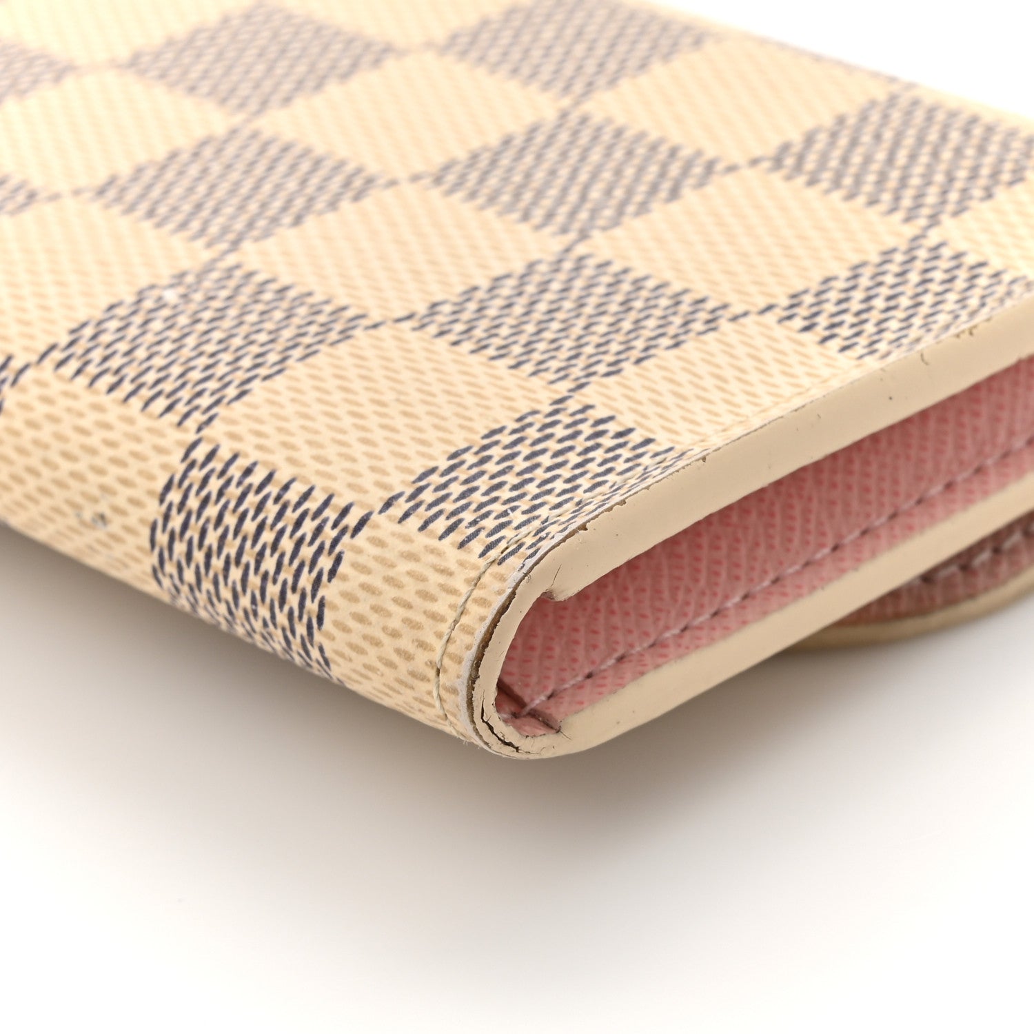 Louis Vuitton Damier Azur Rosalie Coin Purse Rose Ballerine 9 of 11