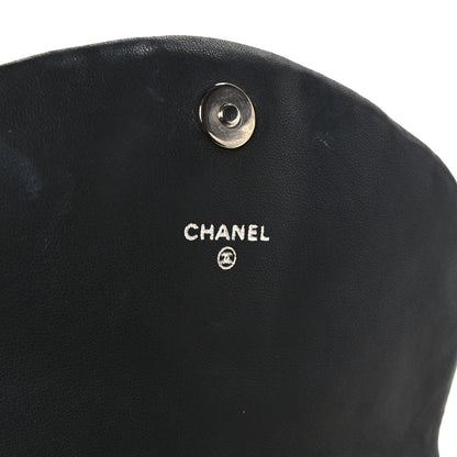 Chanel Lambskin Half Moon Wallet On Chain WOC Black 7 of 13