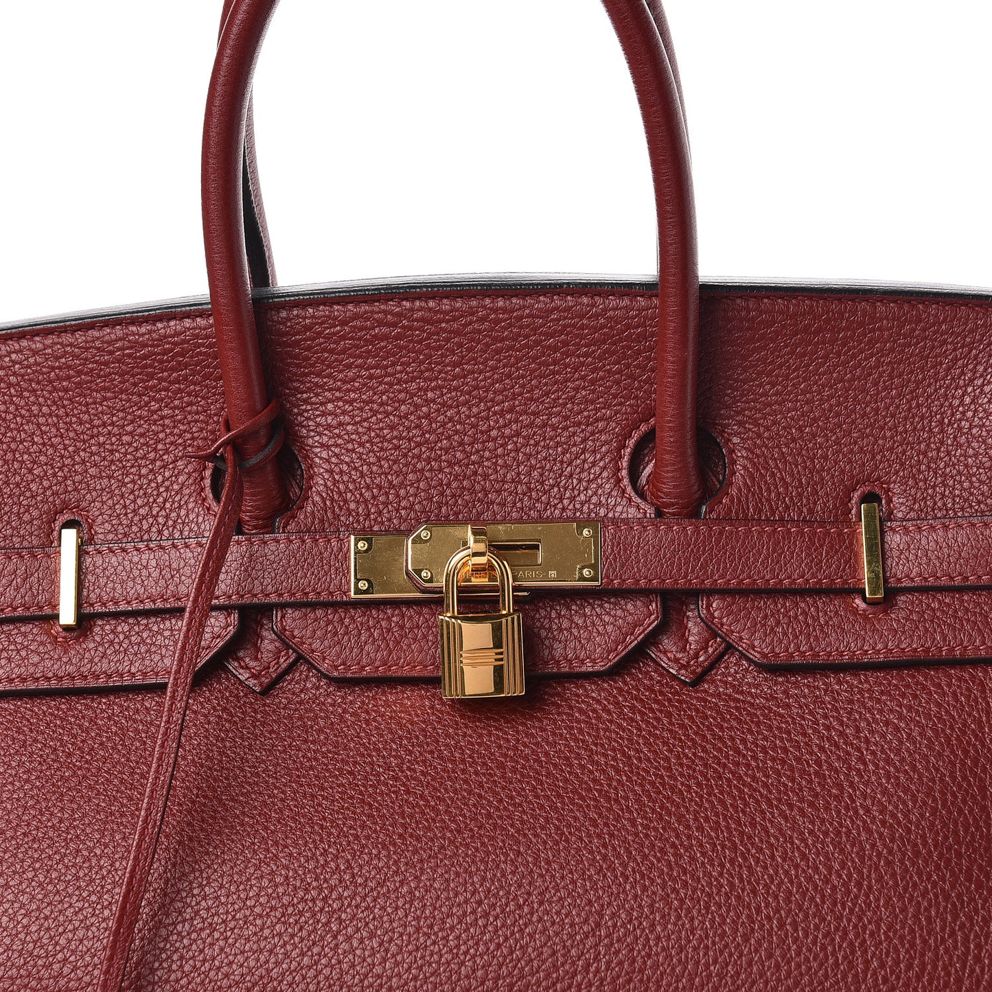 Taurillon Clemence Birkin 35 Rouge H