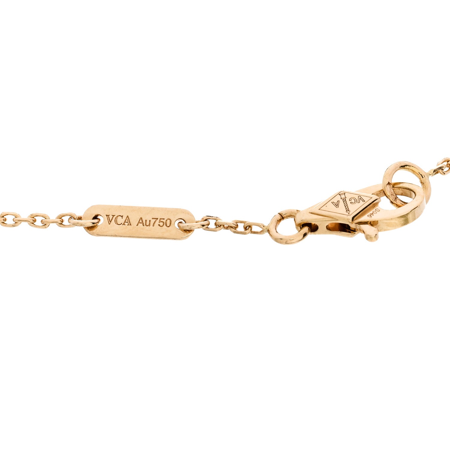 Van Cleef & Arpels 18K Yellow Gold Diamond Mini Frivole Bracelet 1 of 5