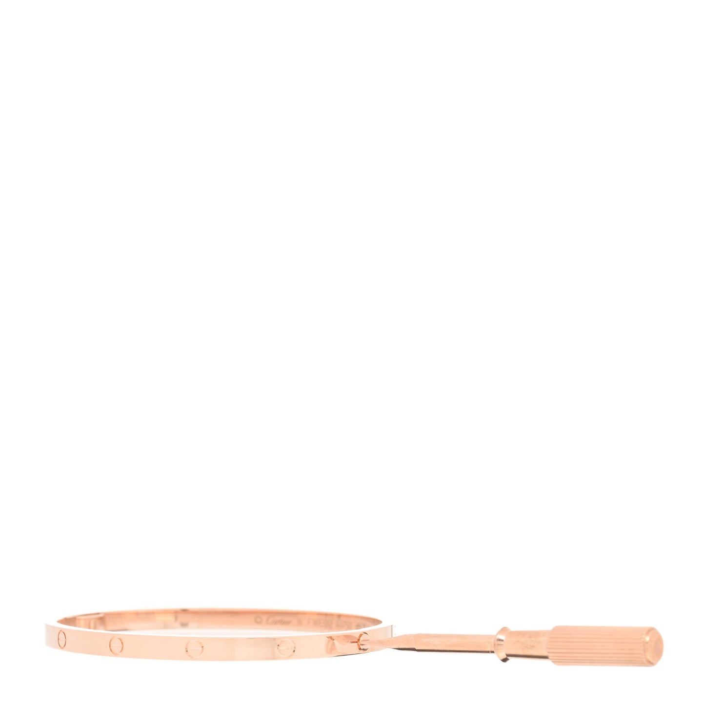 18K Pink Gold Small LOVE Bracelet 16