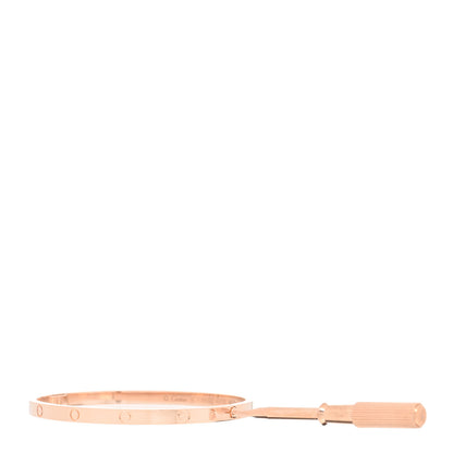 Cartier 18K Pink Gold Small LOVE Bracelet 16 4 of 5
