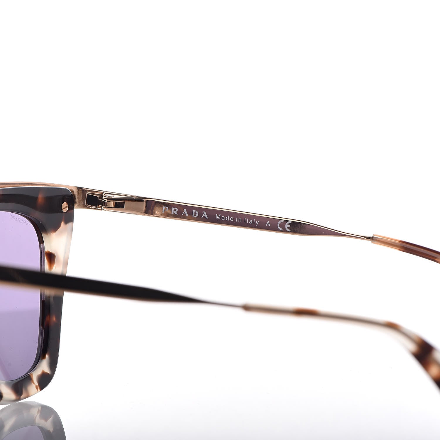 Prada Cinema Sunglasses SPR53S White Havana 8 of 9