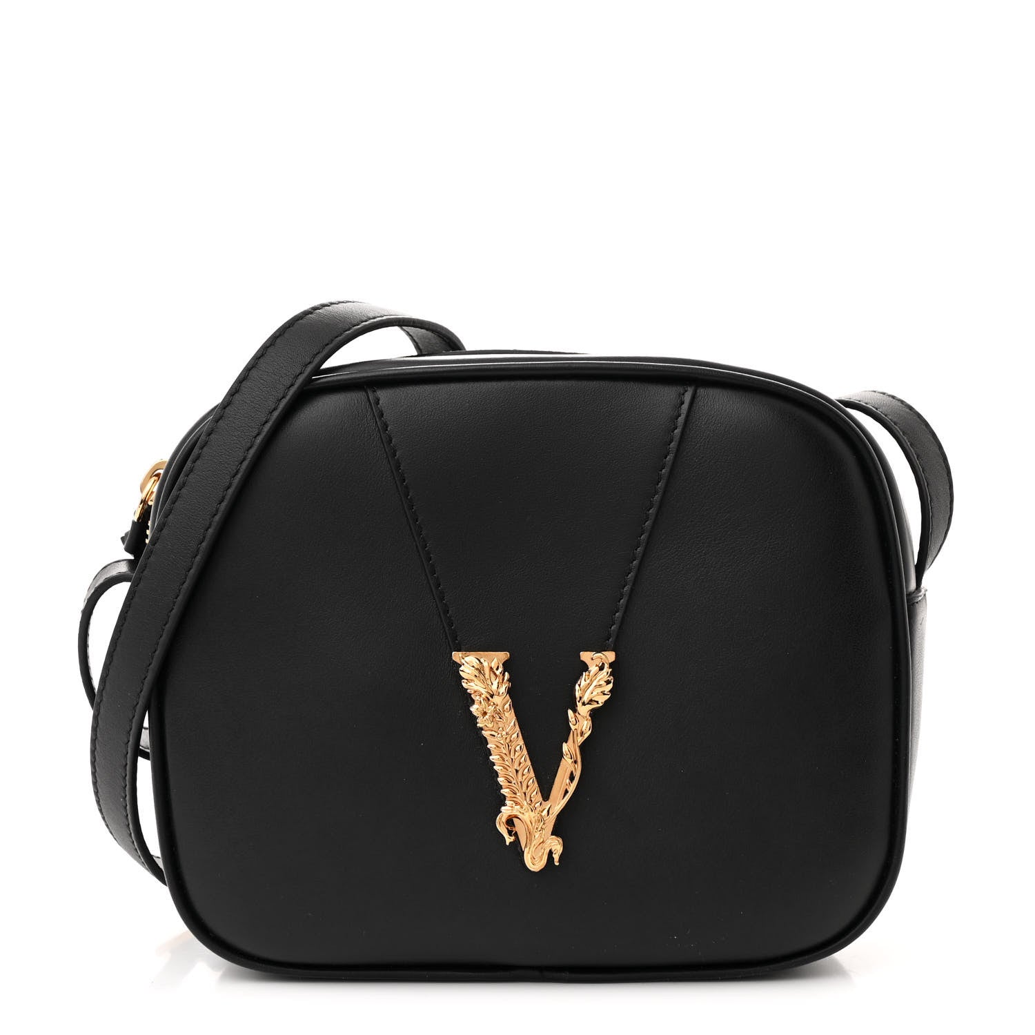 Versace Nappa Virtus Camera Bag Black 1 of 10